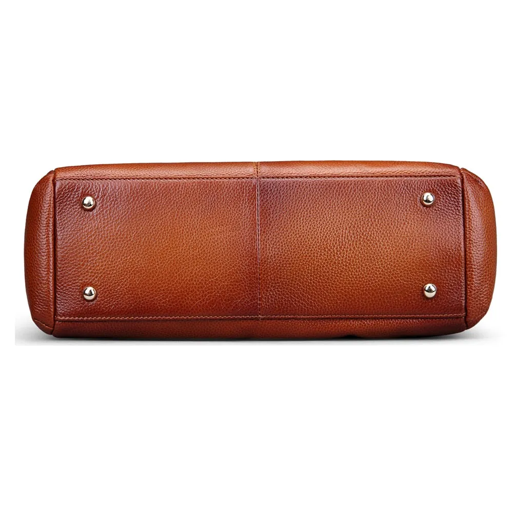 Vintage Tote Women Bag Genuine Luxury Leather Handbags