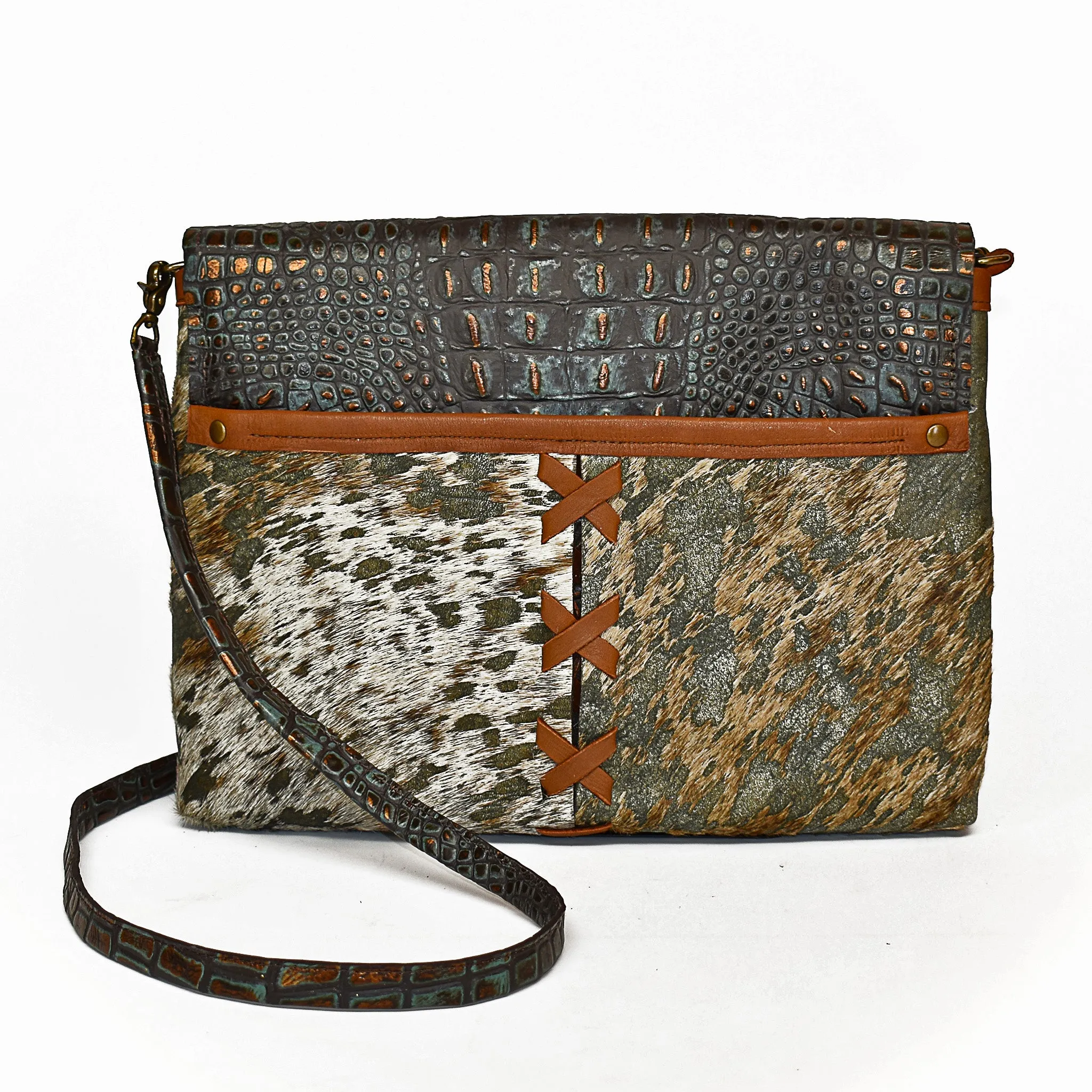 Western Handbag, both a Clutch & a crossbody - The Owl Creek Pass IV