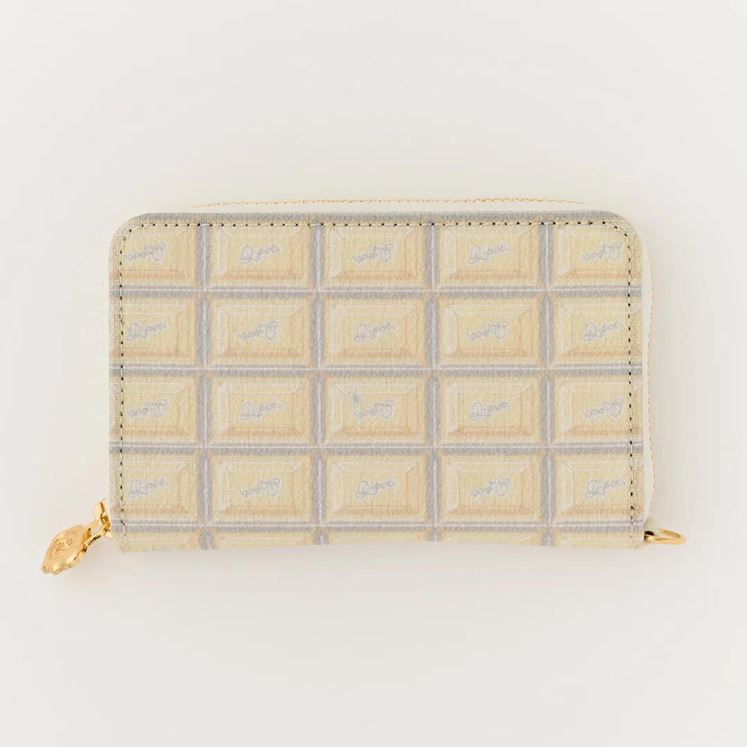 White Chocolate Compact Zip Around Wallet【Japan Jewelry】