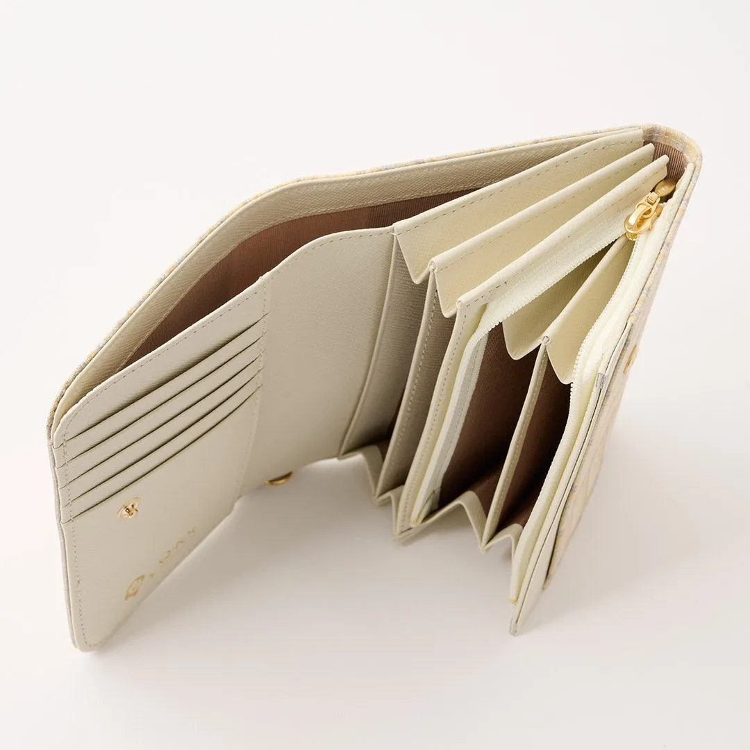 White Chocolate Leather Short Wallet【Japan Jewelry】
