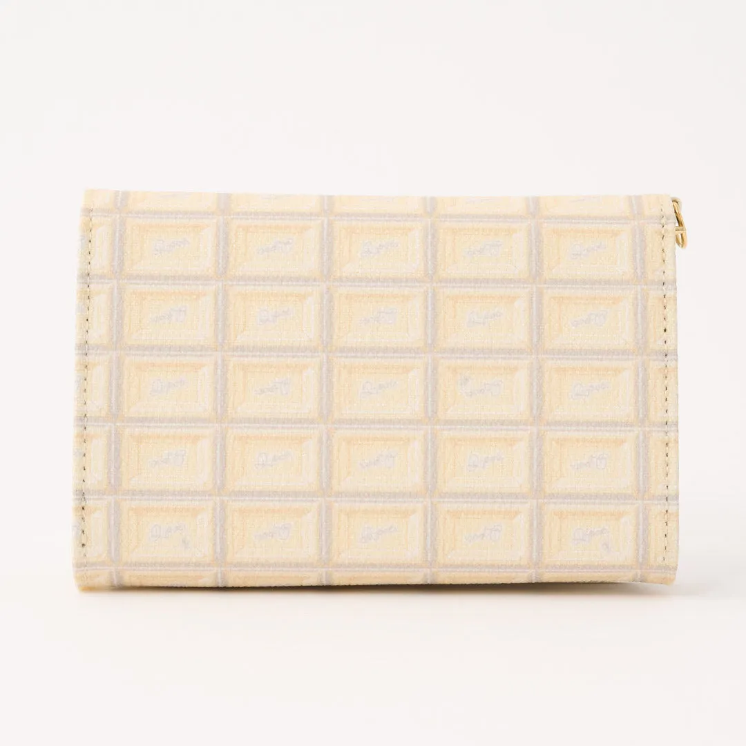 White Chocolate Leather Short Wallet【Japan Jewelry】
