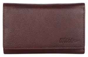 WildHorn RFID Protected Genuine Leather Wallet for Women Stylish|Purse for Women/Girls