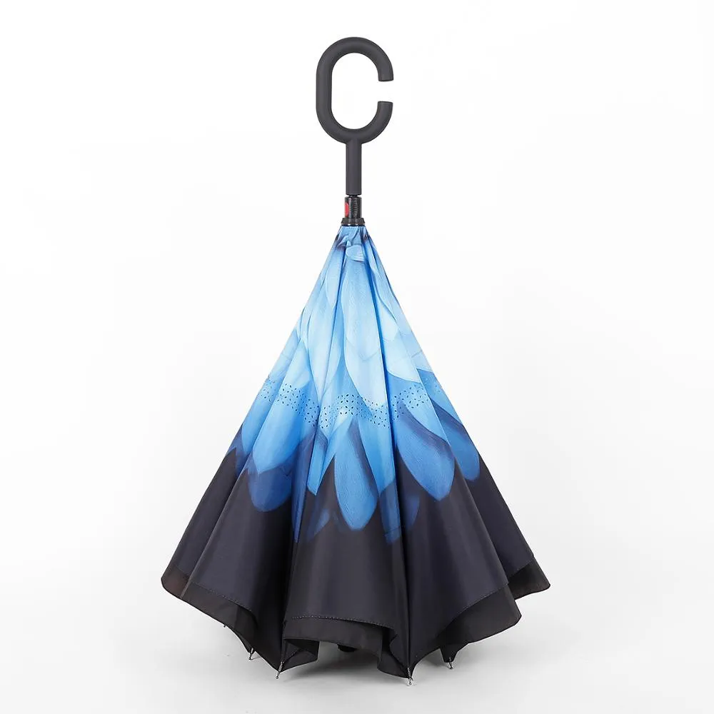 Windproof (Reverse Shockproof Umbrella Price-slash deal Printed Umbrella) Travel