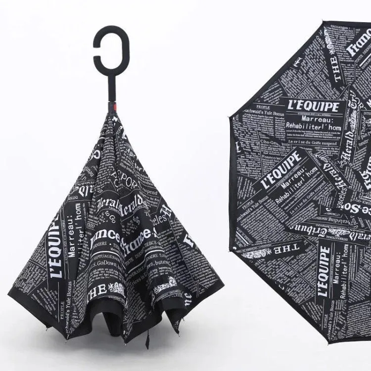 Windproof (Reverse Shockproof Umbrella Price-slash deal Printed Umbrella) Travel