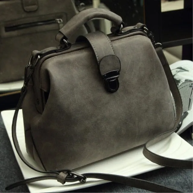Women Doctor Bag 2020 Mobile Messenger Shoulder Clutch Large Capacity Ladies Scrub Leather Leather Handbag
