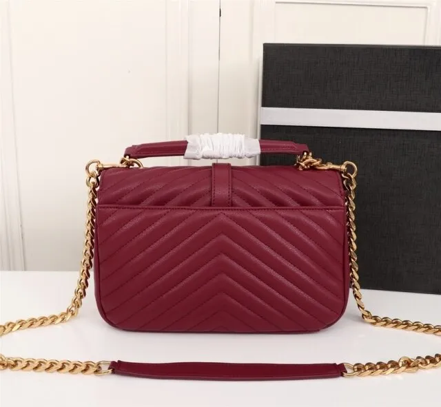 Women leather college soft bag shoulder bag