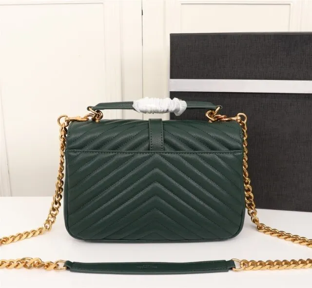 Women leather college soft bag shoulder bag