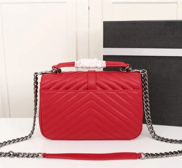 Women leather college soft bag shoulder bag