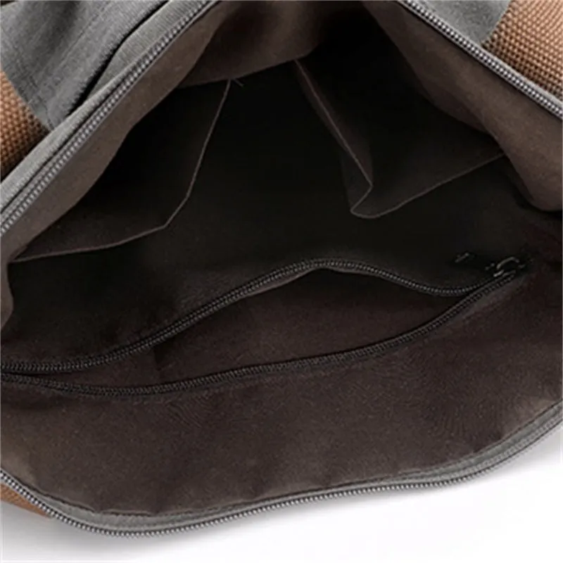 Women's Casual Canvas Shoulder Bags with Anti-Theft Pocket