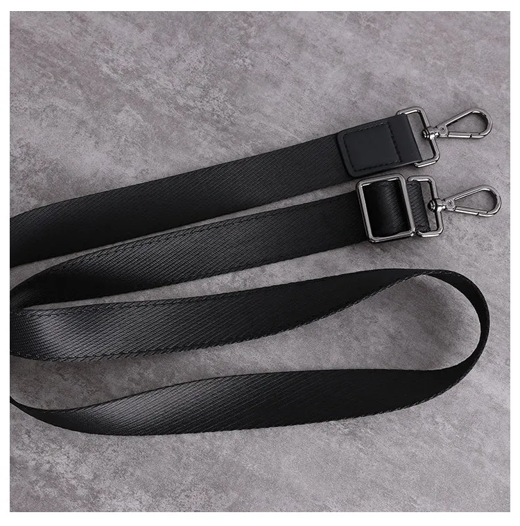 Womens Nylon Leather Small Handbags Womens Black Nylon Shoulder Purse for Ladies