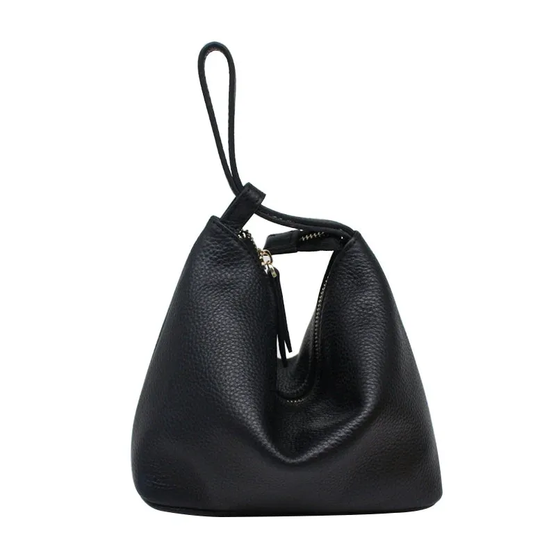 Wonton Leather Wristlet