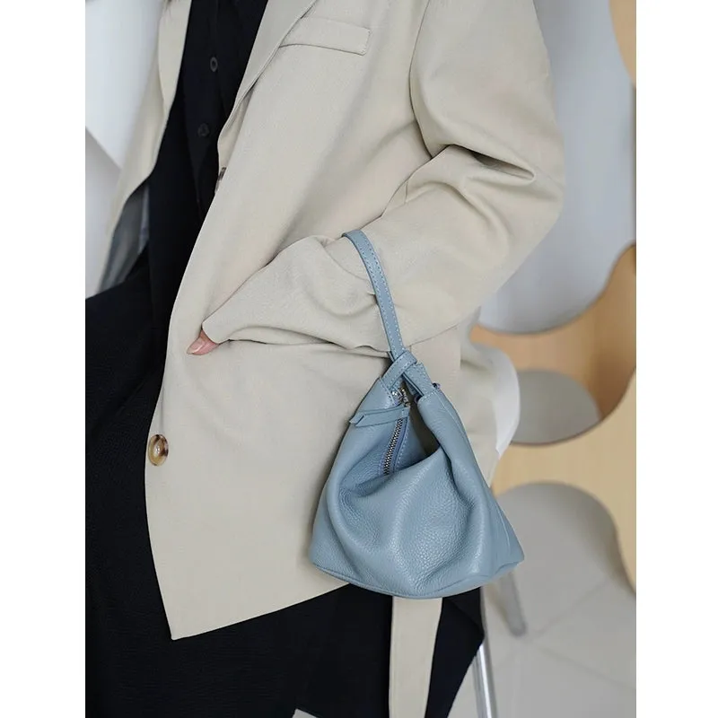 Wonton Leather Wristlet