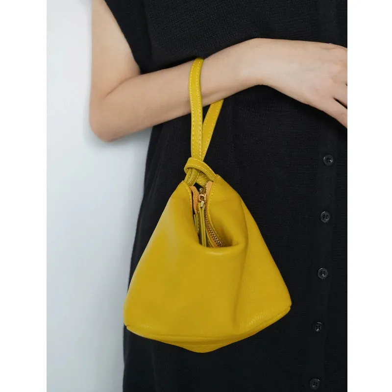 Wonton Leather Wristlet