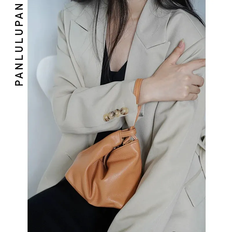 Wonton Leather Wristlet