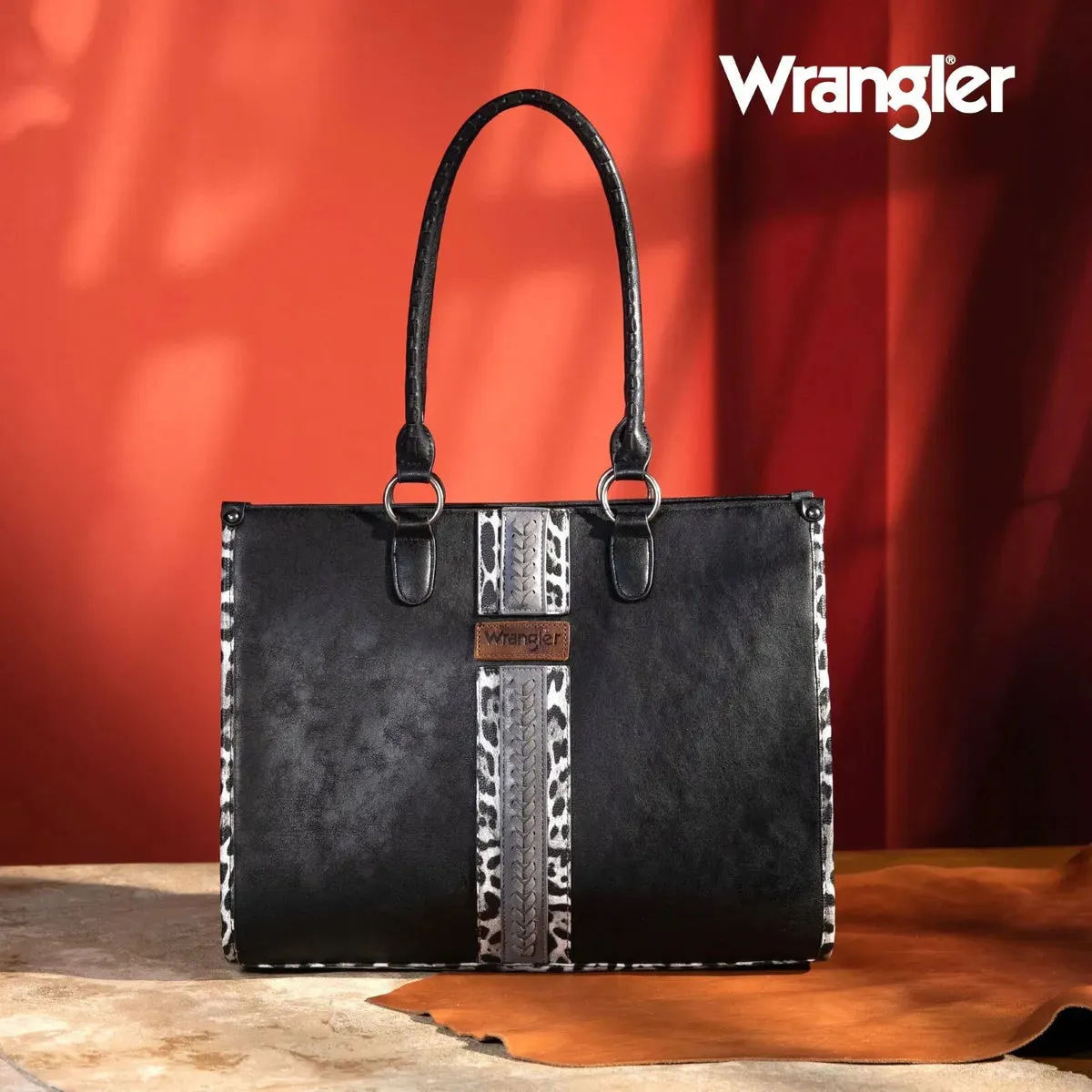 Wrangler Medium Wide Canvas Tote Bag