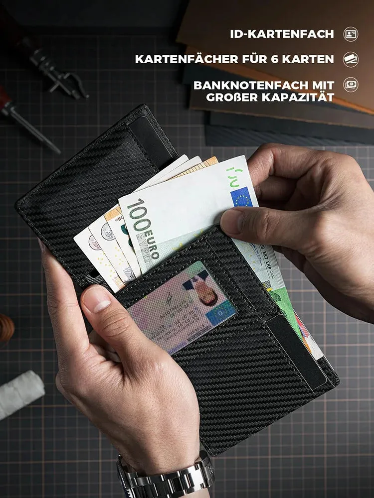 YATBEST Slim Pop-up Smart Wallet with RFID Blocking