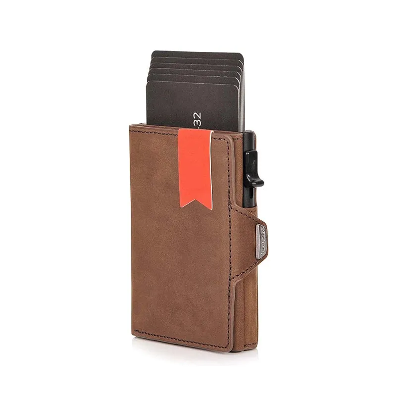 YATBEST Vintage Pop-Up Smart Wallet with RFID Blocking
