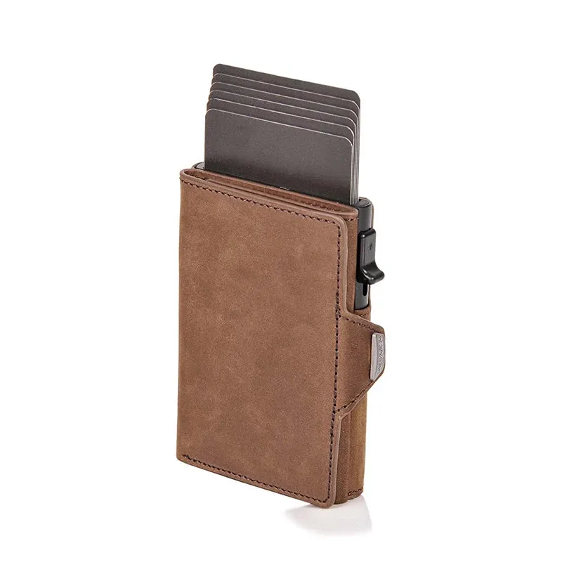 YATBEST Vintage Pop-Up Smart Wallet with RFID Blocking