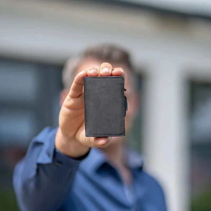 YATBEST Vintage Pop-Up Smart Wallet with RFID Blocking