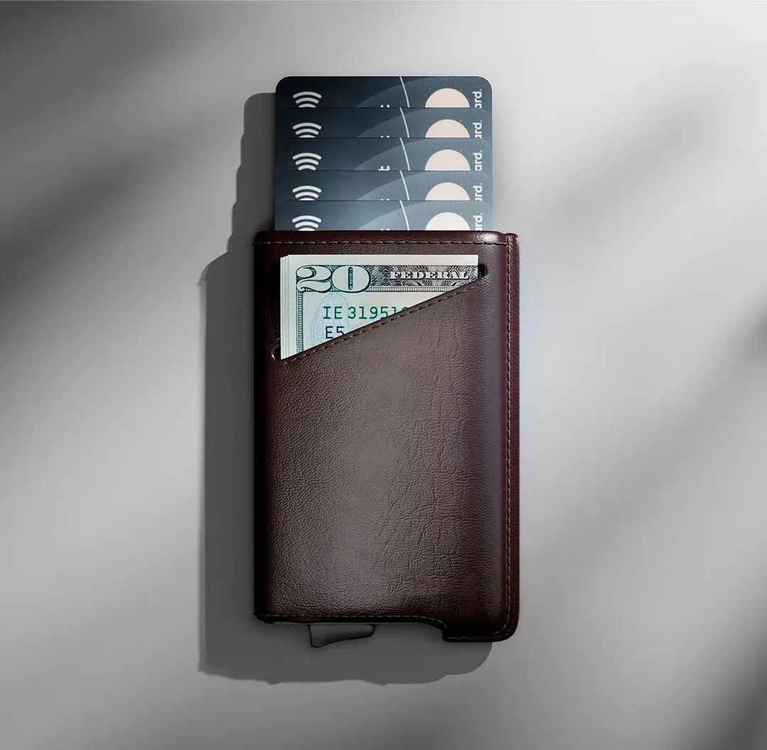 YE TREE Pop-up Smart Wallet with RFID Blocking & Pocket
