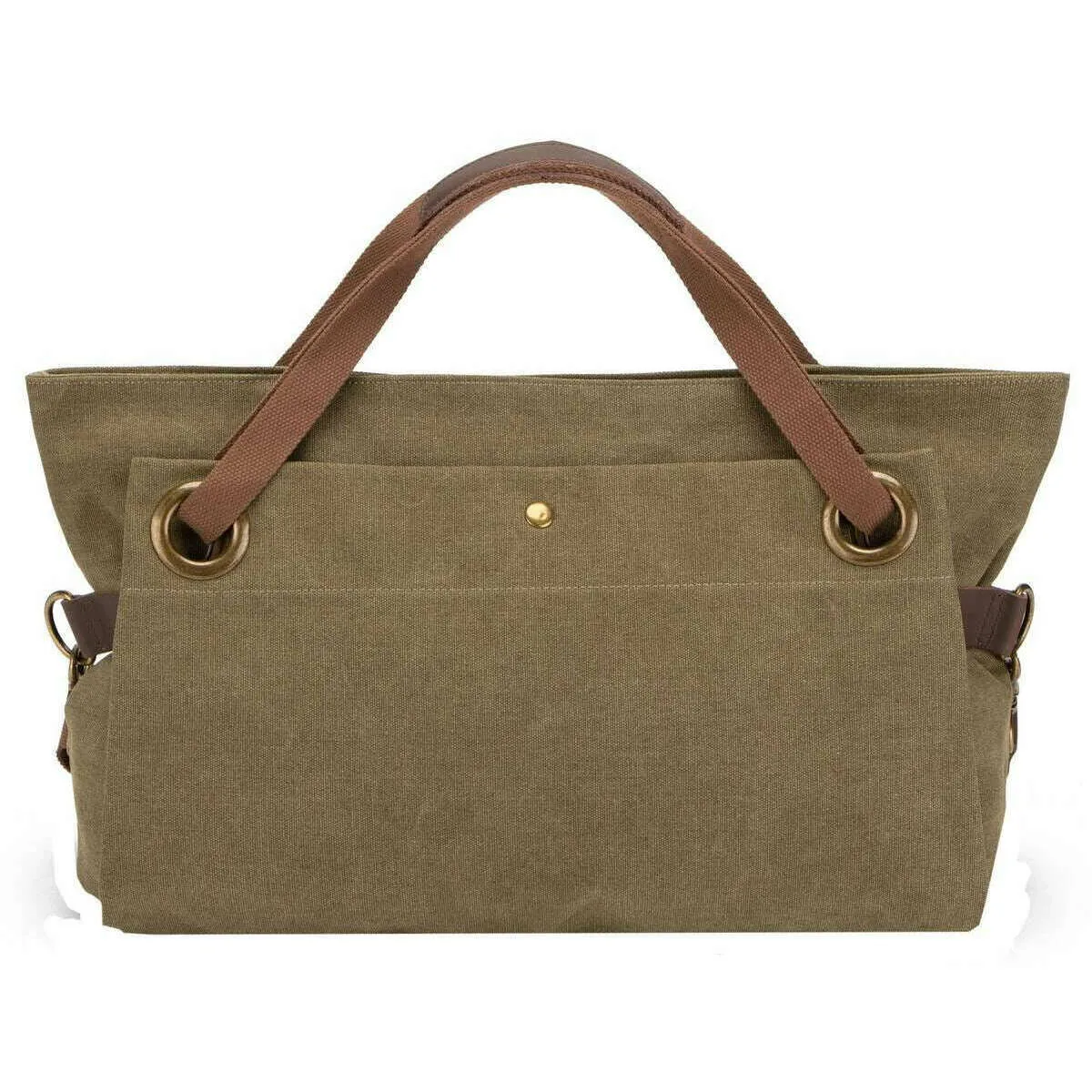ZEDE Pont Des Arts Cross Body Bag - Olive Green