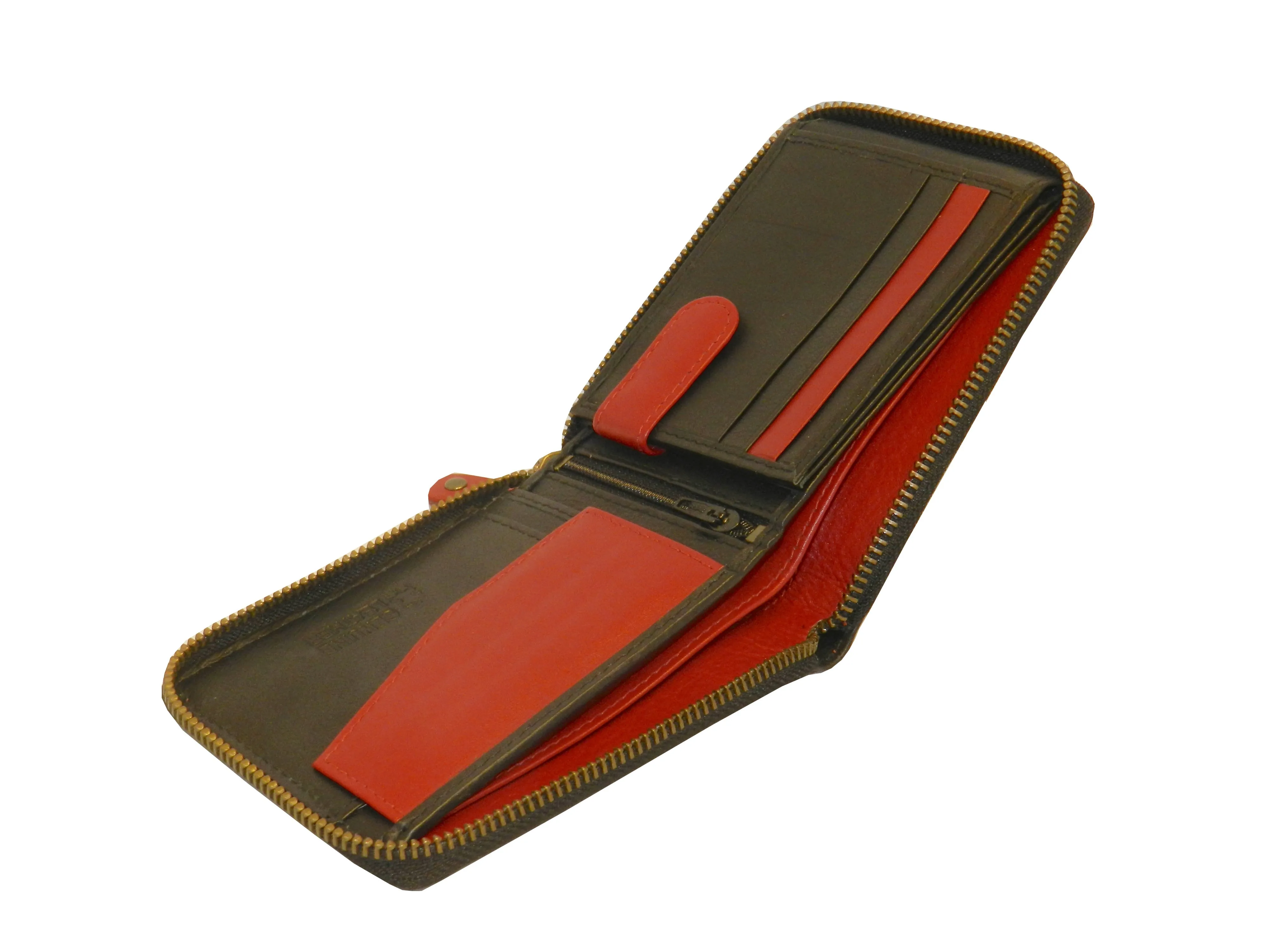 ZipVault 18 Card Full Zip Wallet Coin Pocket LOGO #1013CZ