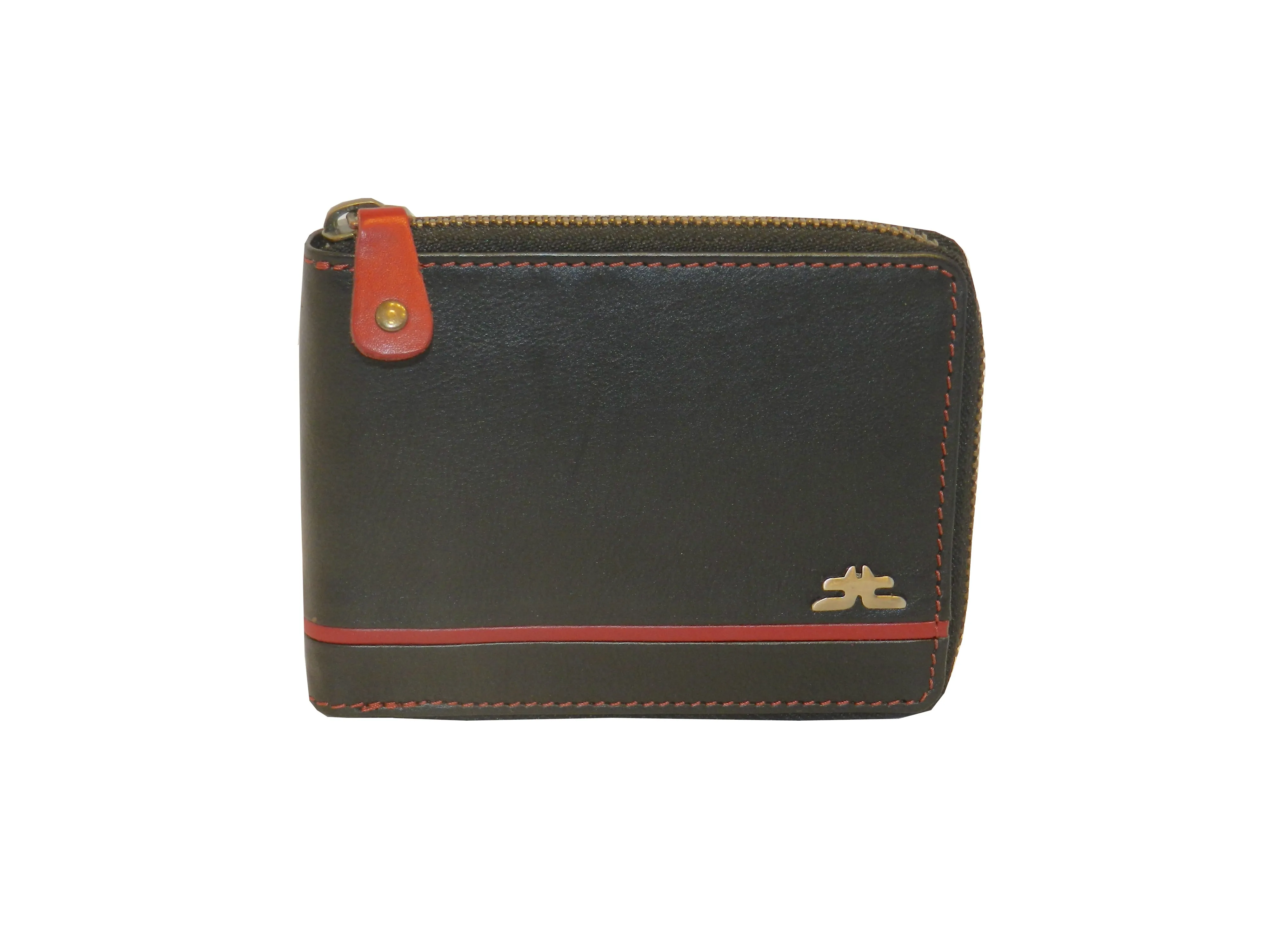 ZipVault 18 Card Full Zip Wallet Coin Pocket LOGO #1013CZ